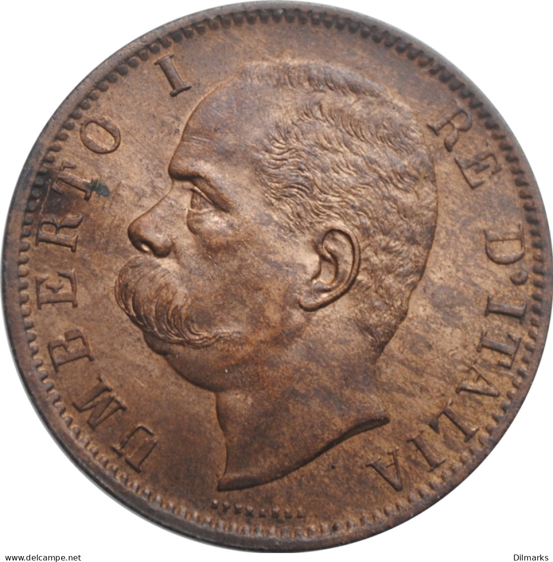 Italy 10 Centesimi 1894 BI, NGC MS63 RB, &quot;King Umberto I (1878 - 1900)&quot; - Israele