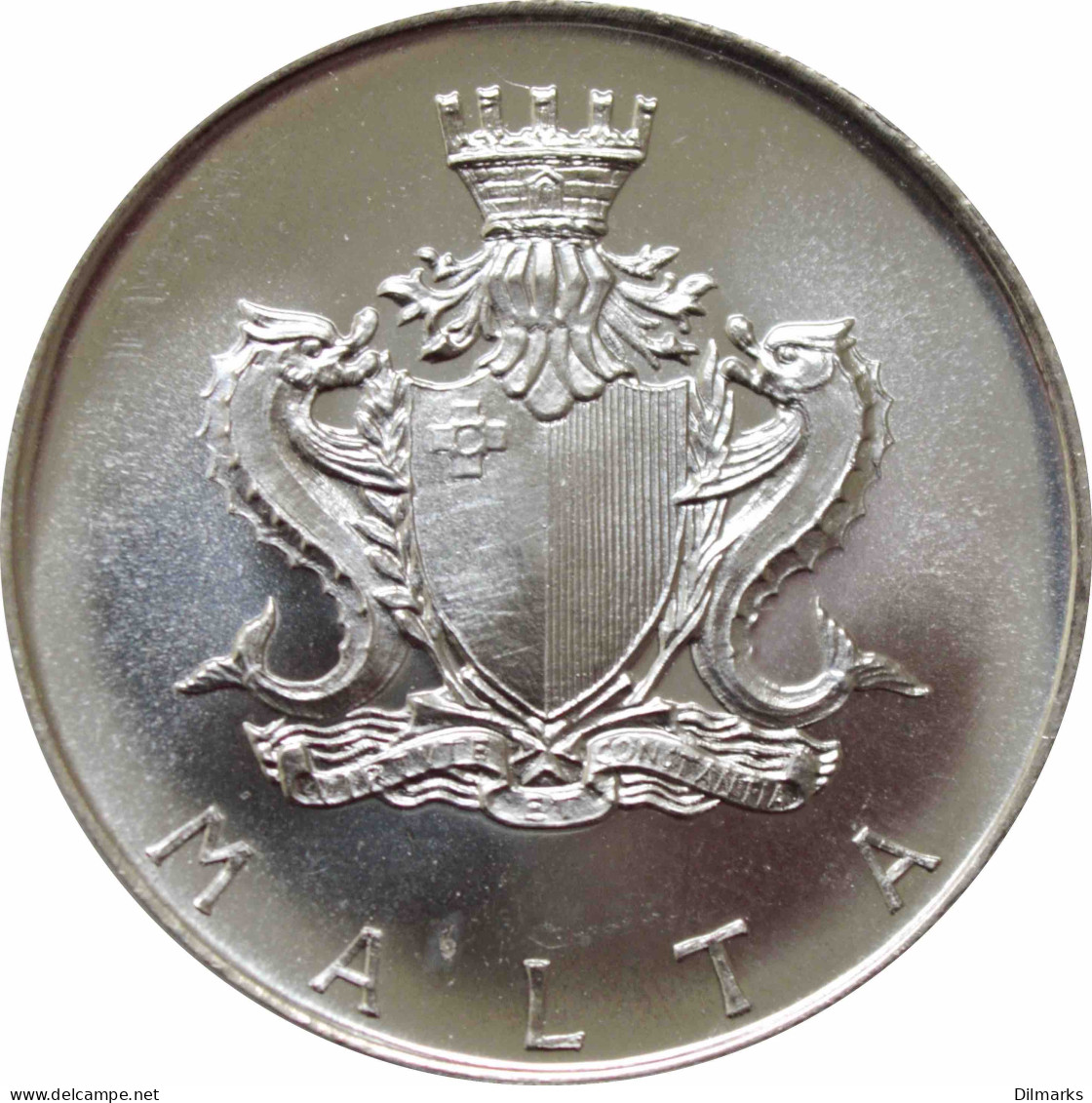 Malta 2 Pounds 1974, BU, &quot;Giovanni Francesco Abela&quot; - Malte
