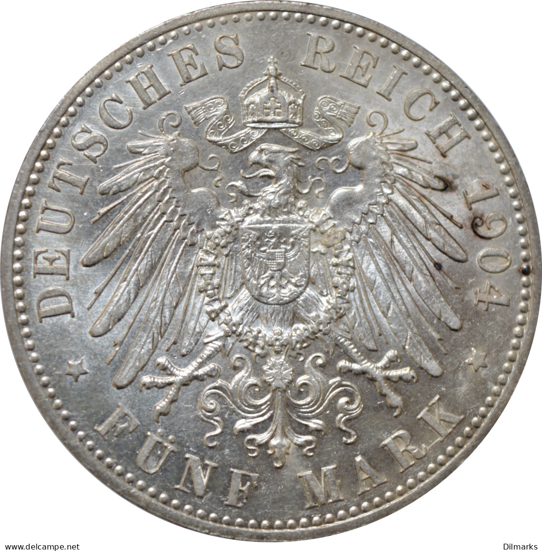 Mecklenburg-Schwerin 5 Mark 1904, AU, &quot;Wedding Of Duke Friedrich Franz IV&quot; - 2, 3 & 5 Mark Silber