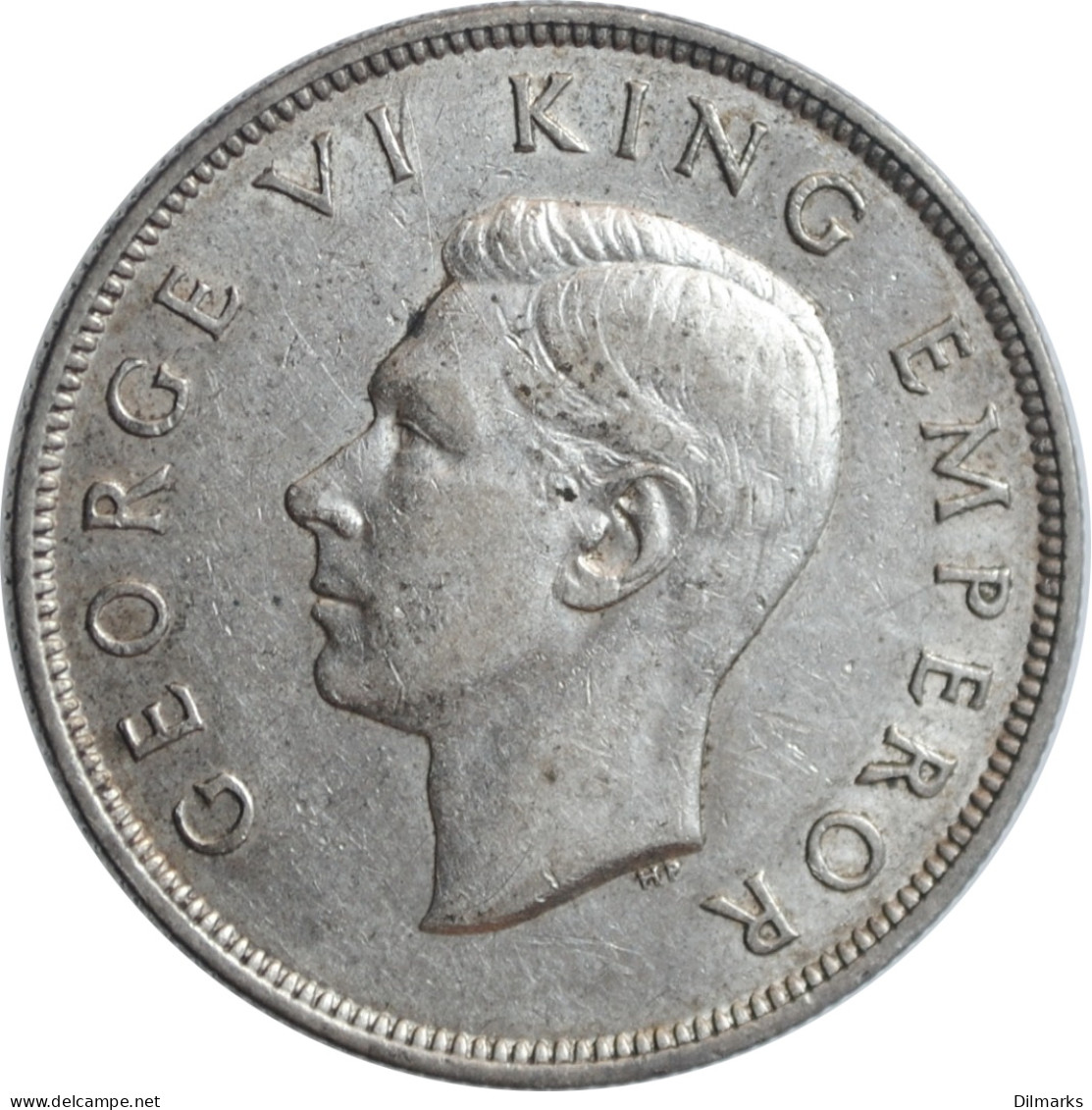 New Zealand 1/2 Crown 1937, XF, &quot;King George VI (1937 - 1952)&quot; - Neuseeland