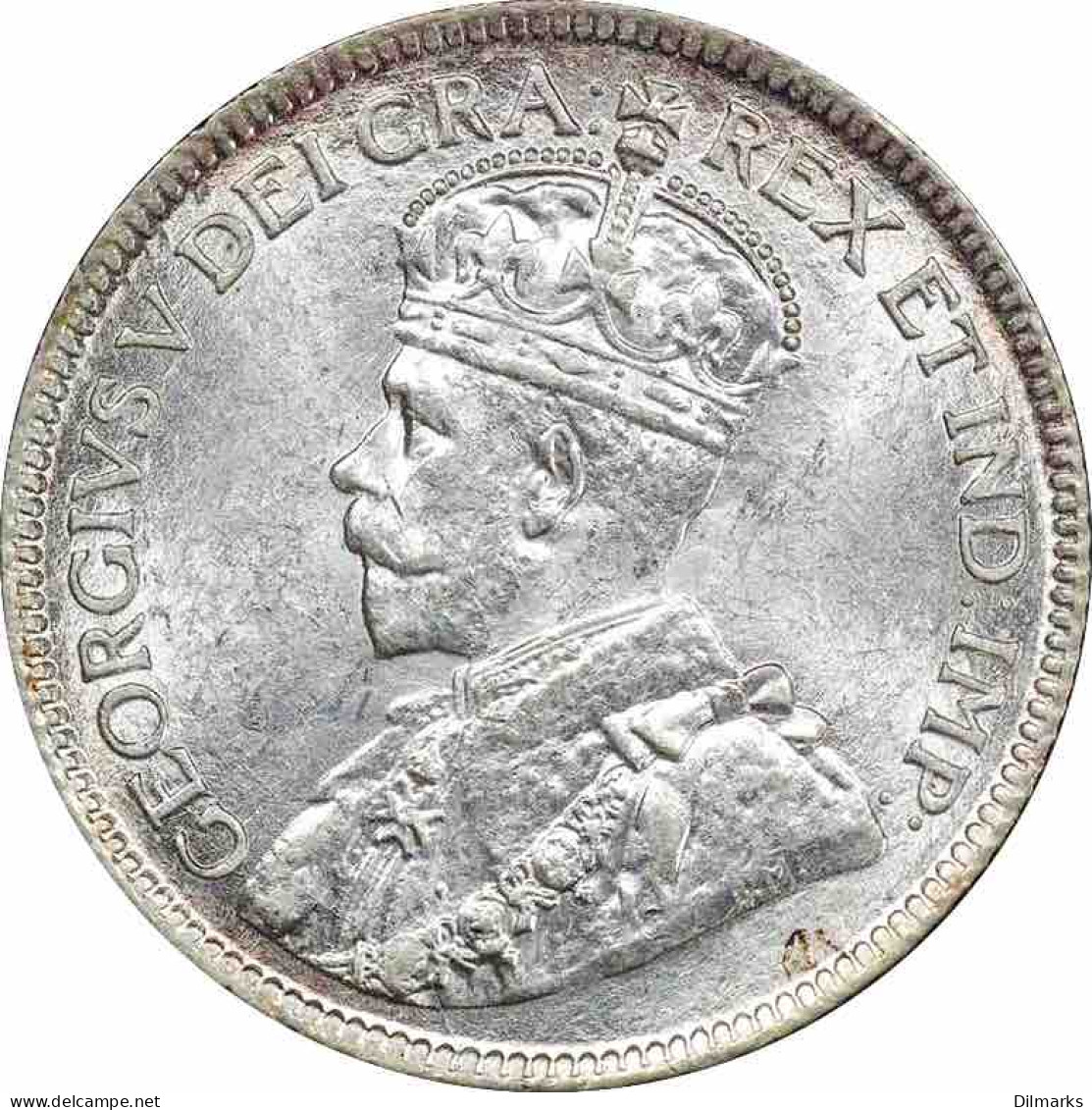 Newfoundland 25 Cents 1917 C, PCGS MS62, &quot;Dominion (1865 - 1949)&quot; - Nieuw-Zeeland