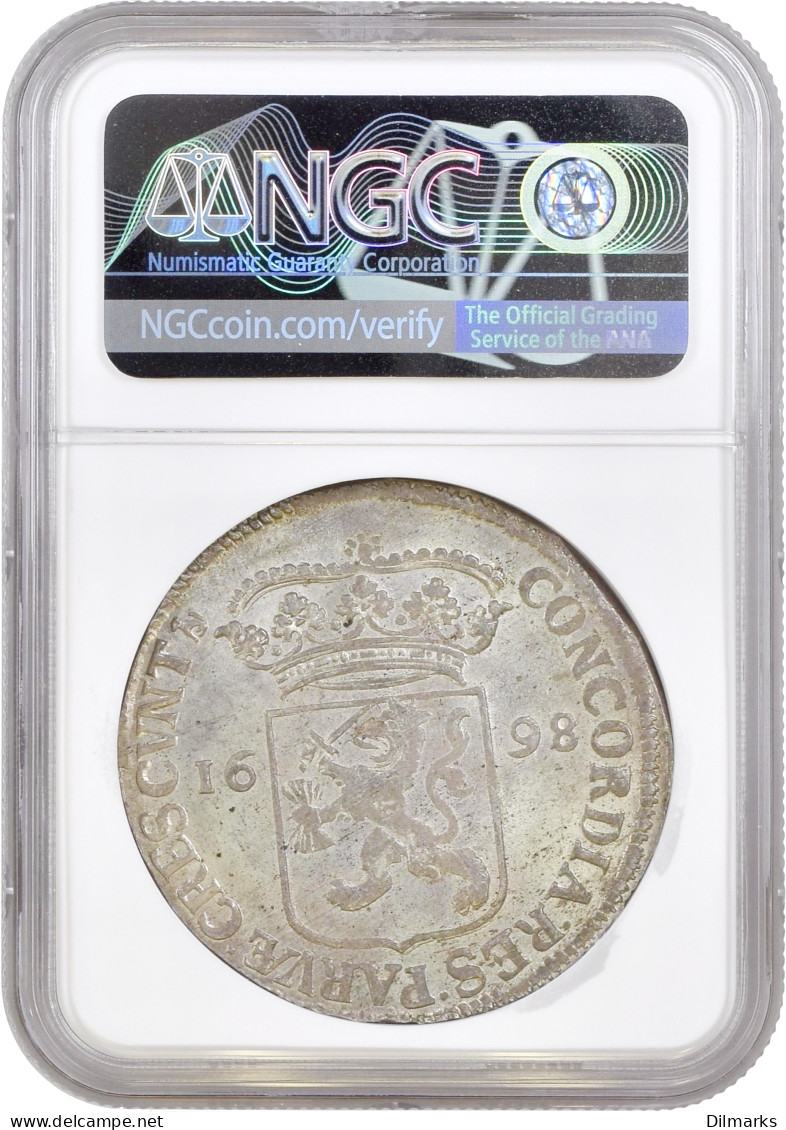 Netherlands 1 Dukat 1698, NGC MS62, &quot;Deventer - Gulden (1591 - 1795)&quot; - Autres – Afrique