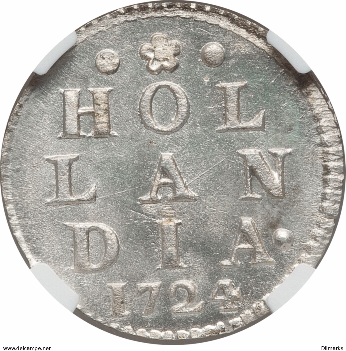 Netherlands (Holland) 2 Stuivers 1724, NGC NS63, &quot;Dutch Republic (1701 - 1794)&quot; - Autres – Afrique