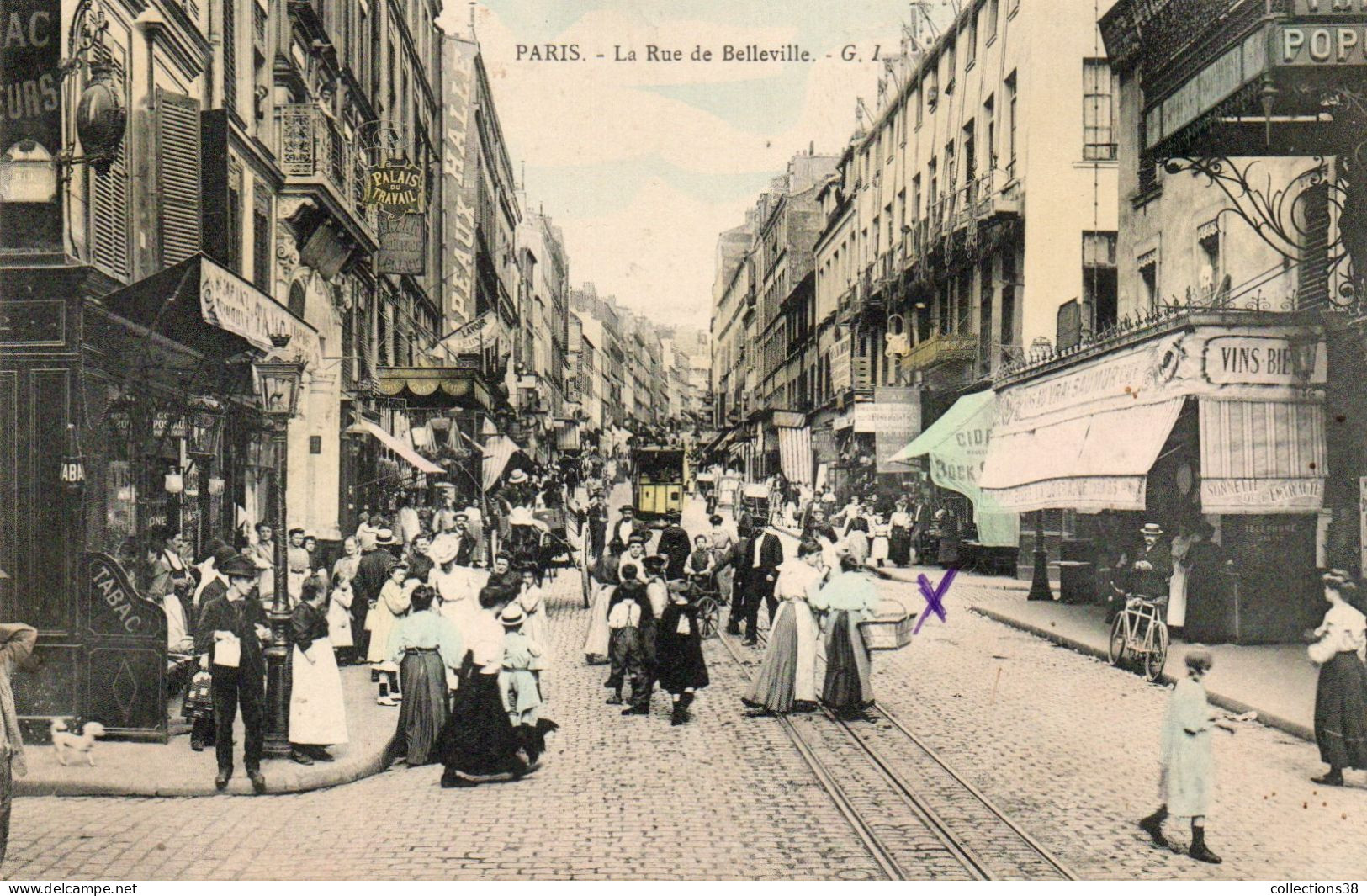 Paris - Rue De Belleville - Arrondissement: 19