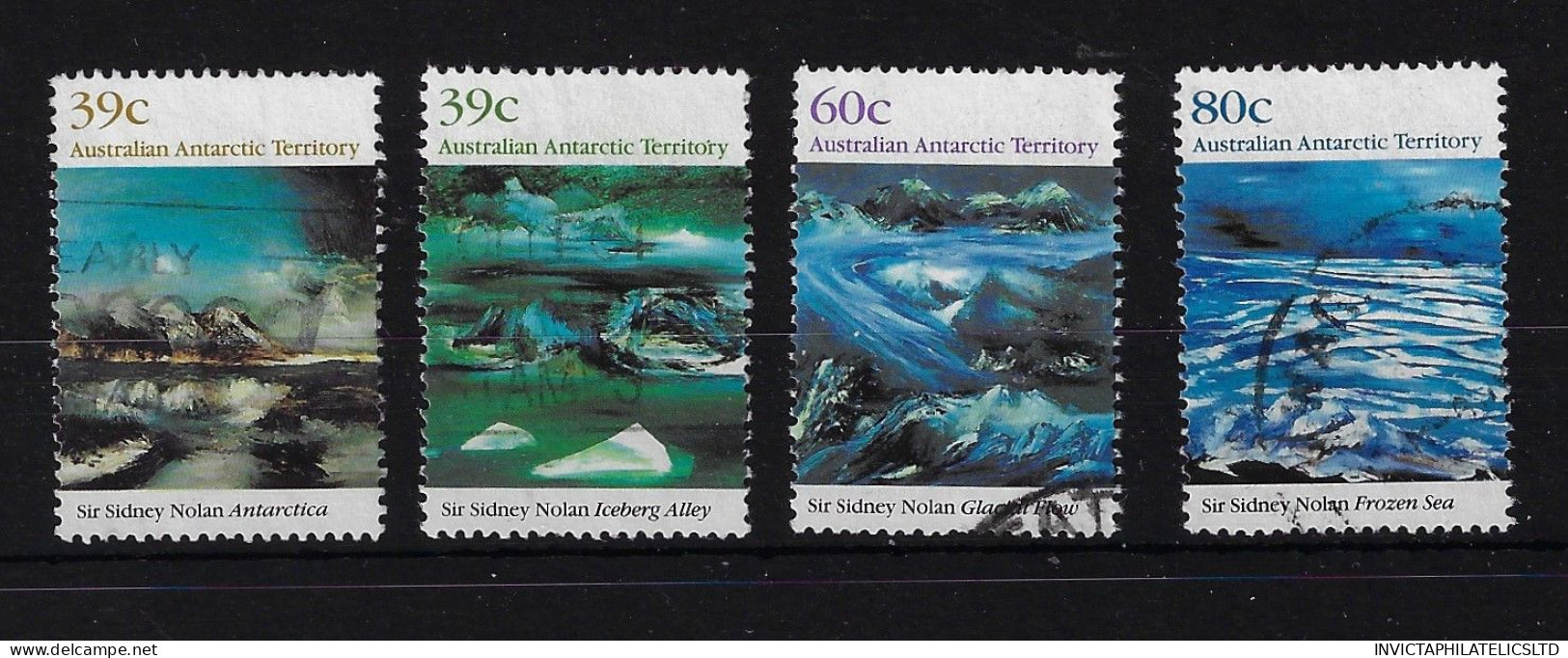 A.A.T. SG84/7, 1989 LANDSCAPE PAINTINGS SET, GOOD USED - Used Stamps