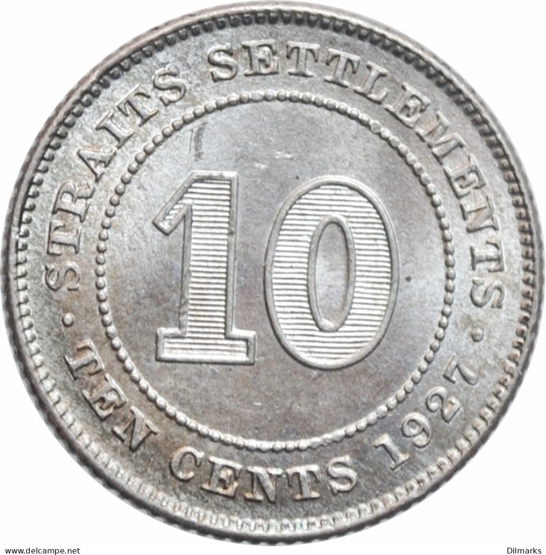 Straits Settlements 10 Cents 1927, NGC UNC Details, &quot;King George V (1911 - 1935)&quot; - Autres – Afrique
