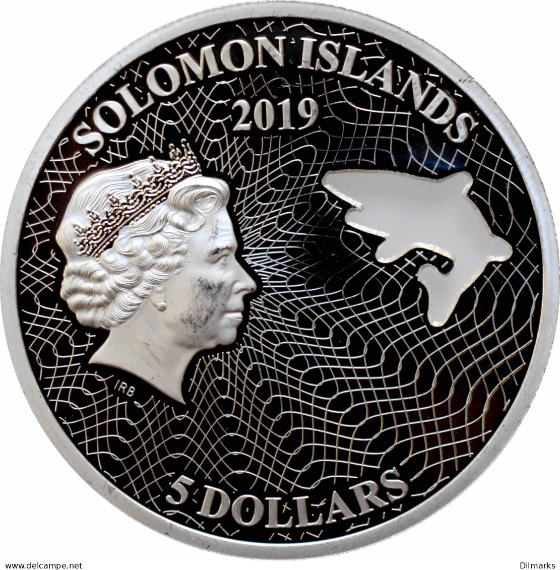 Solomon Islands 5 Dollars 2019, PROOF, &quot;Shapes Of Australia - Great White Shark&quot; - Other - Africa