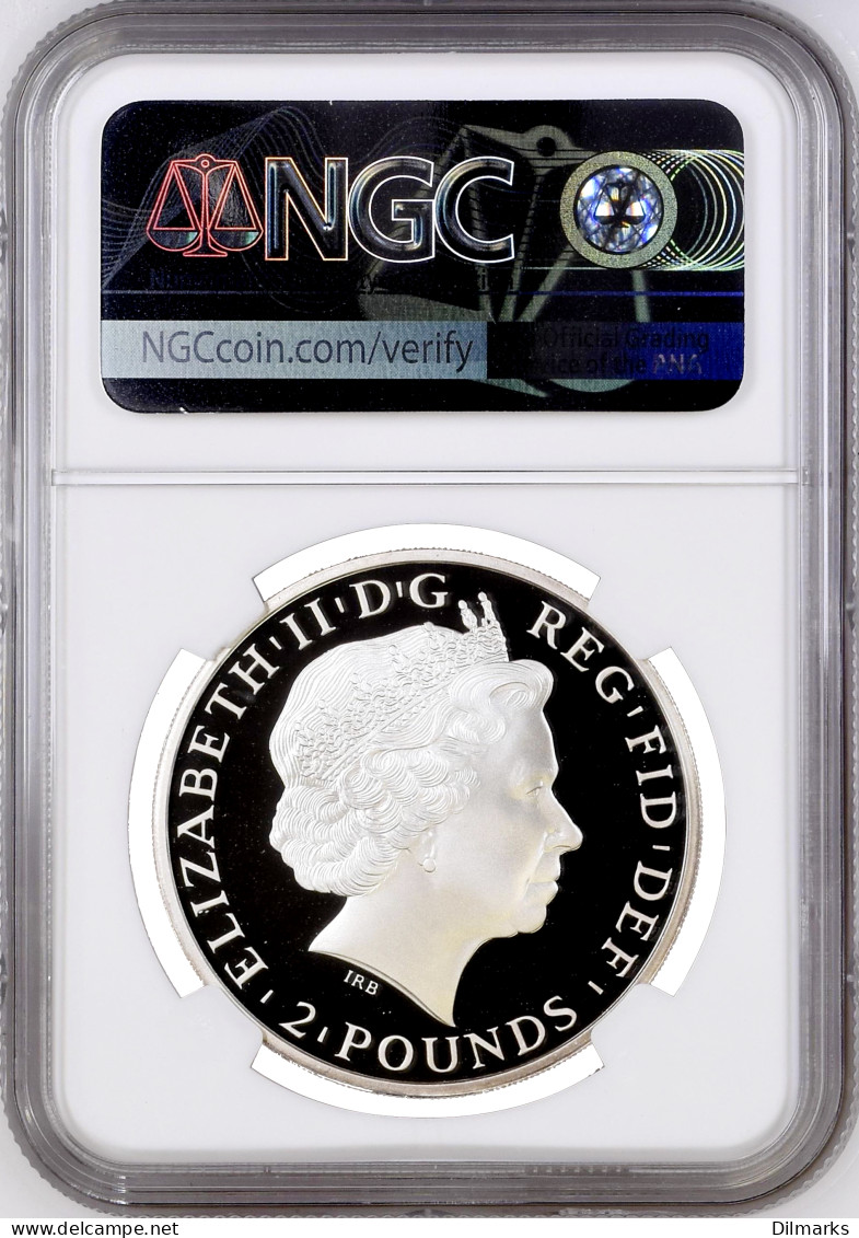 Great Britain 2 Pounds 2014, NGC PF69 UC, &quot;Standing Britannia With A Lion&quot; - Other & Unclassified