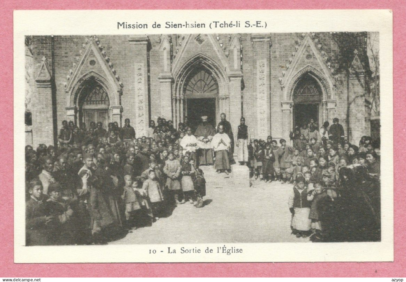 China - Chine - SIEN-HSIEN - SIENHSIEN - XIANXIAN - 献县 - Missions - La Sortie De L' Eglise - Chine