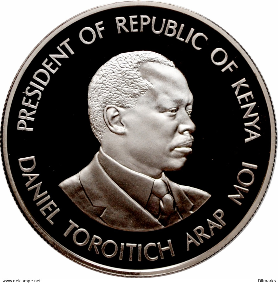 Kenya 1000 Shillings 1991, NGC PF70 UC, &quot;Silver Jubilee Of Central Bank, President Daniel Arap Moi&quot; Top Pop - Kenia