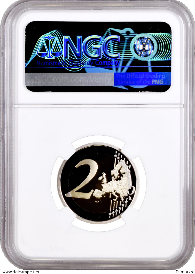 Italy 2 Euro 2022, NGC PF70 UC, &quot;Giovanni Falcone And Paolo Borsellino&quot; Top Pop - Israel