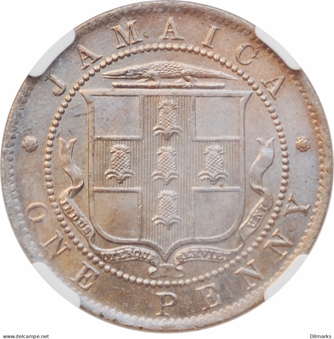 Jamaica 1 Penny 1910, NGC MS66, &quot;King Edward VII (1902 - 1910)&quot; - Autres – Afrique