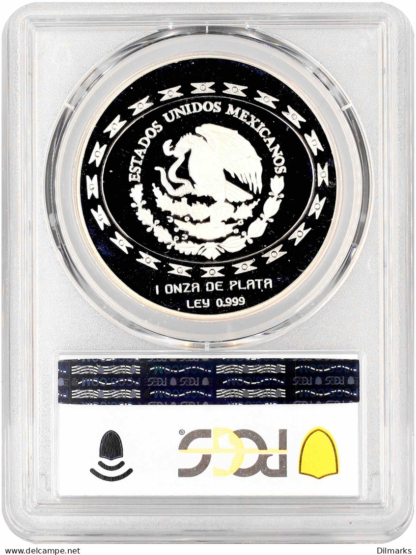 Mexico 5 Pesos 1997 Mo, PCGS PF68 DCAM, &quot;Jugador De Pelota&quot; Silver Coin - Sonstige – Afrika