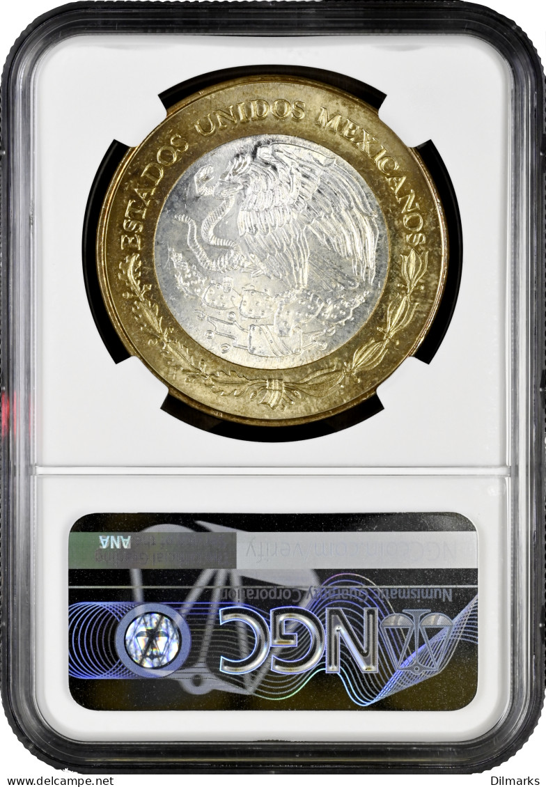 Mexico 100 Pesos 2006, NGC MS64, &quot;Federation 180th Anniv. - Baja California Sur&quot; - Sonstige – Afrika