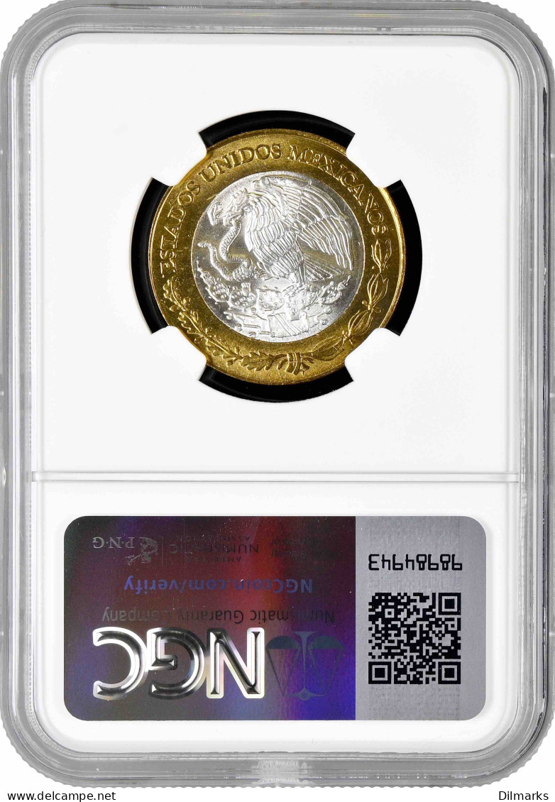 Mexico 10 Pesos 1995 Mo, NGC MS67, &quot;United Mexican States (1992 - 2023)&quot; Pop 2/0 - Autres – Afrique