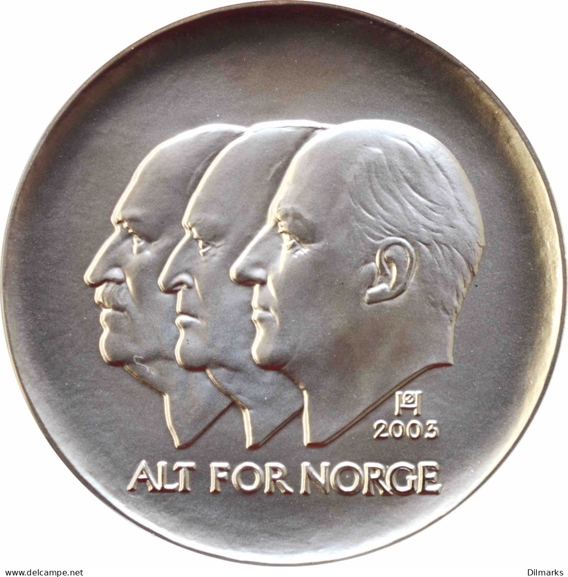 Norway 100 Kroner 2003, PROOF, &quot;100th Anniversary - Independence&quot; Silver Coin - Norway