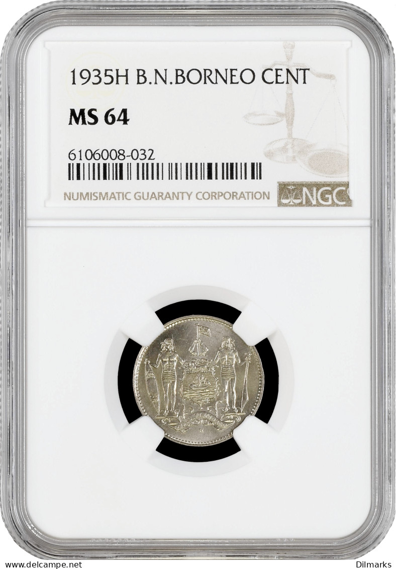 North Borneo 1 Cent 1935, NGC MS64, &quot;British Protectorate (1882 - 1941)&quot; - Kolonien