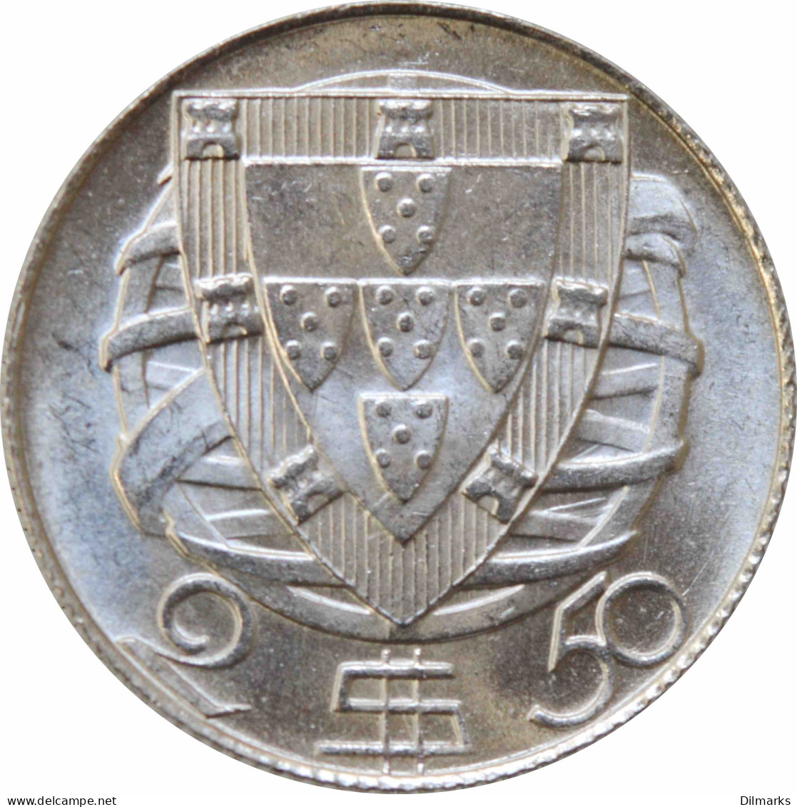 Portugal 2.5 Escudos 1947, BU, &quot;Portuguese Republic (1911 - 1969)&quot; - Portugal