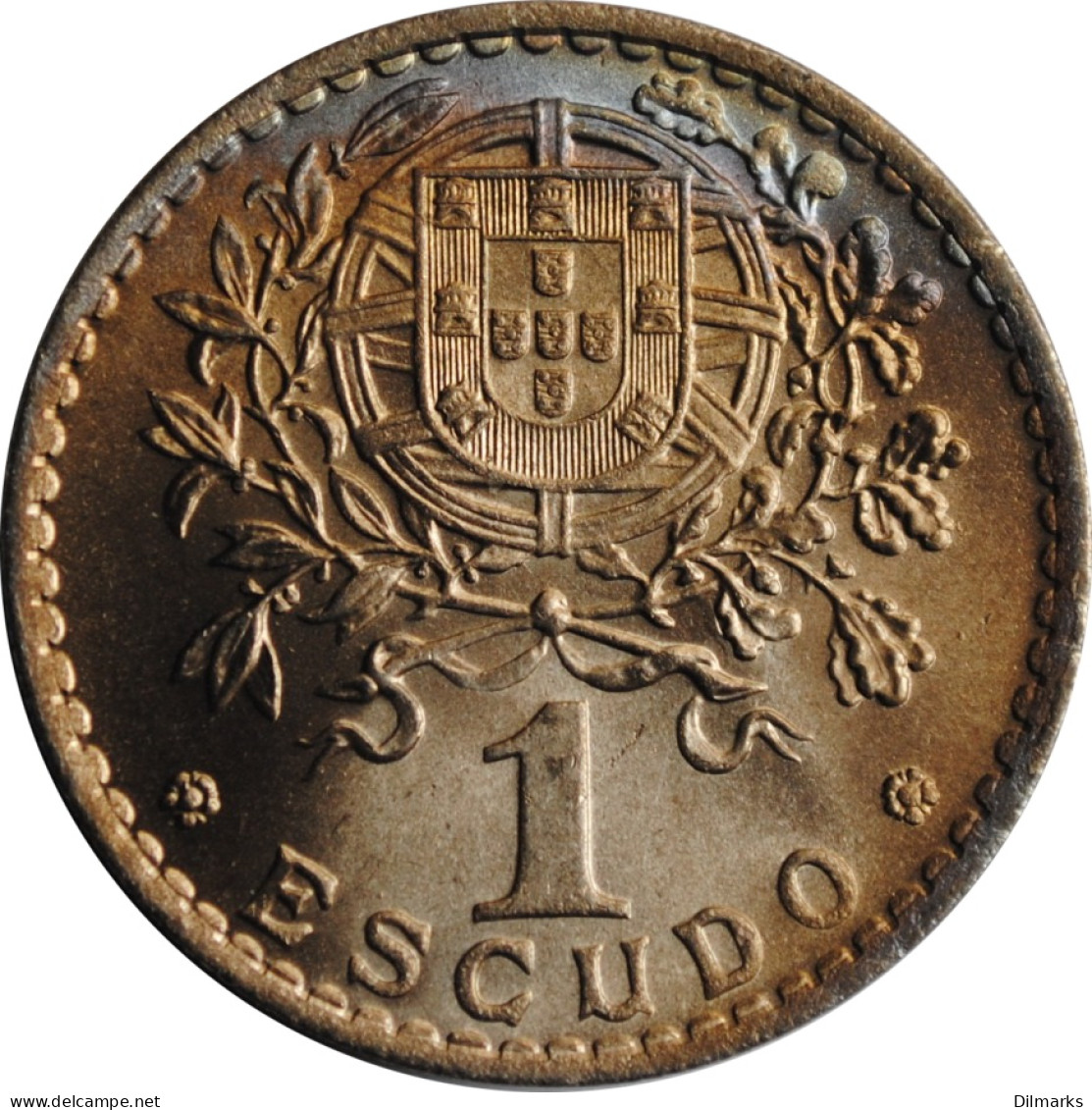 Portugal 1 Escudo 1952, NGC MS65, &quot;Portuguese Republic (1911 - 1969)&quot; - Other - Africa