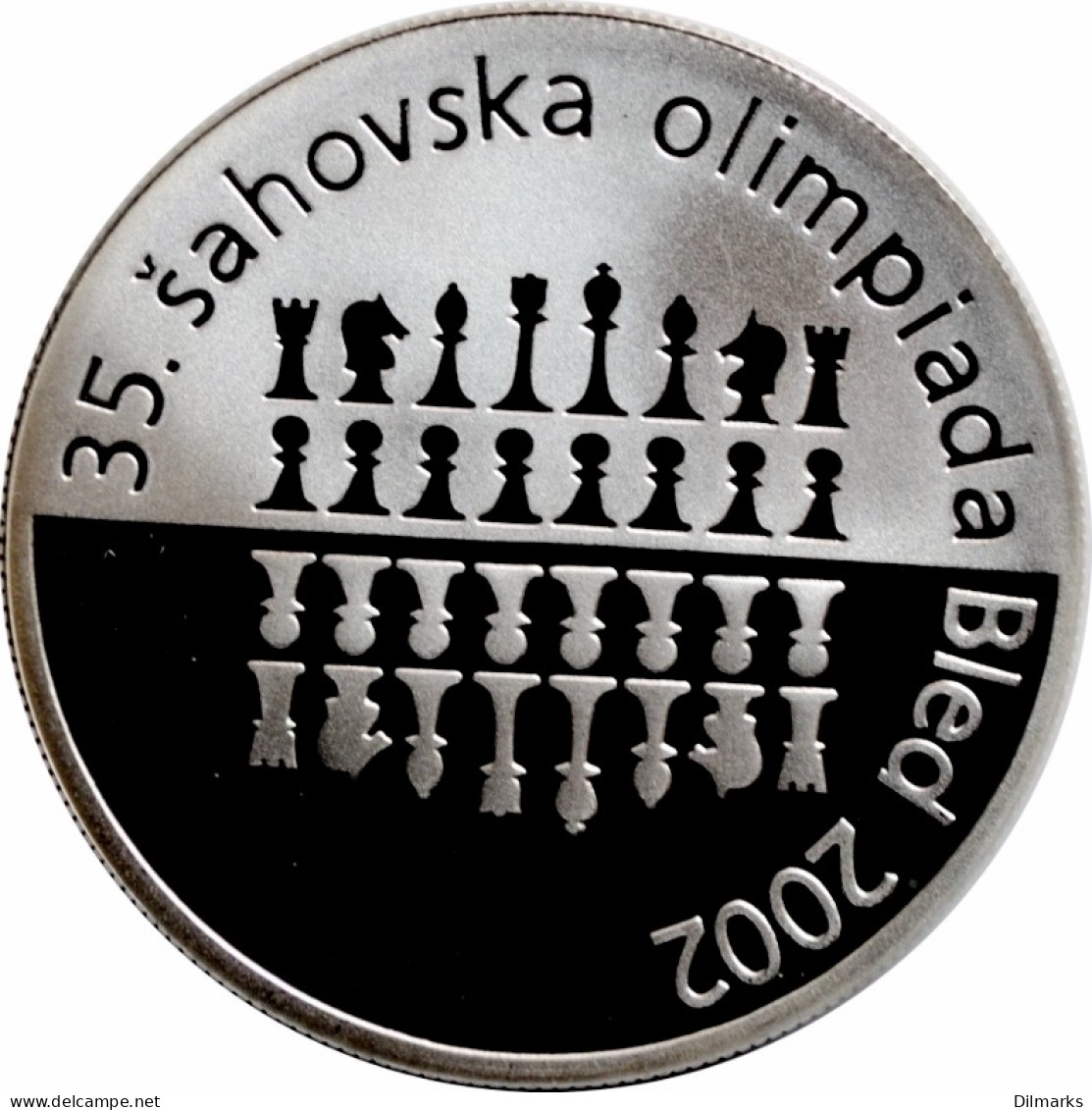 Slovenia 2500 Tolarjev 2002, NGC PF69 UC, &quot;35th Chess Olympiad&quot; - Sonstige – Afrika