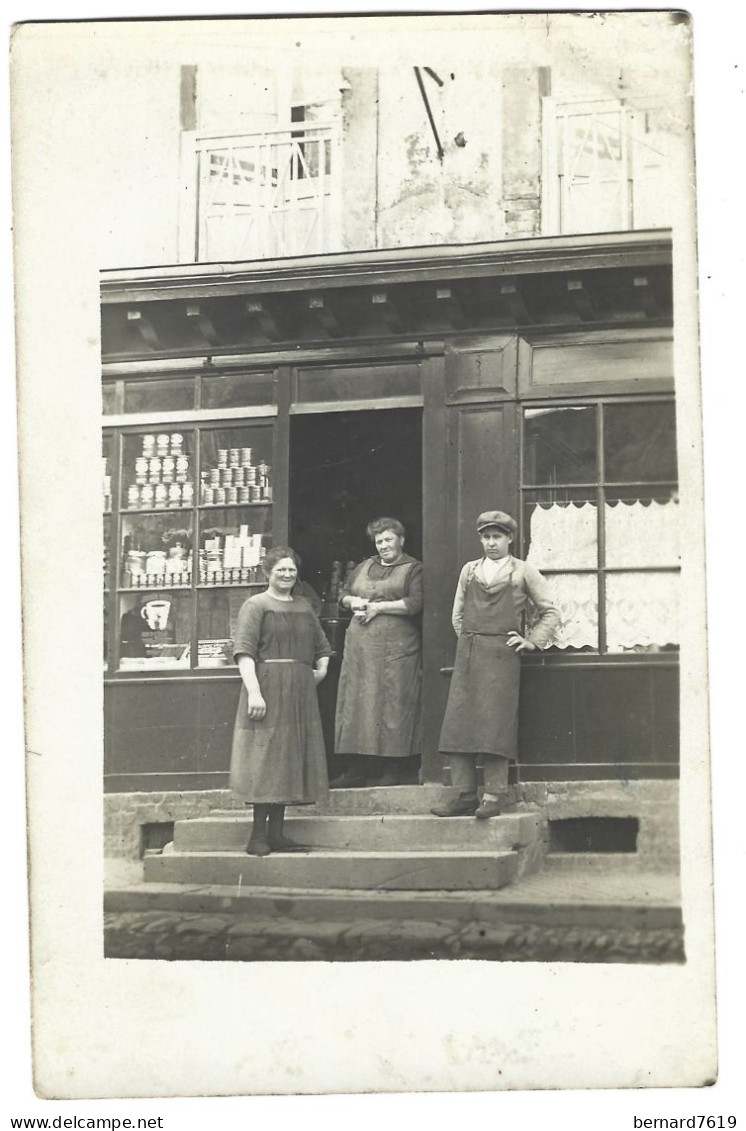 76 Aumale  - Carte Photo - Magasin - Aumale