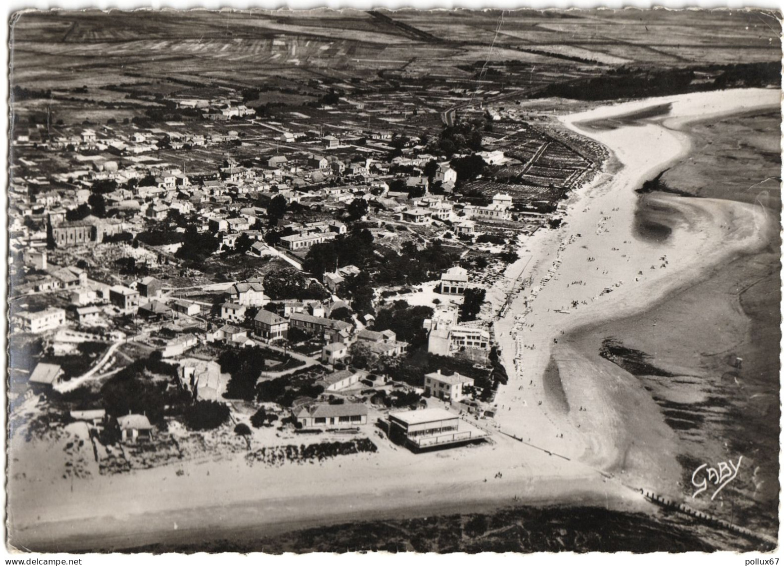 CPSM DE LA TRANCHE-SUR-MER  (VENDÉE)  VUE D'ENSEMBLE - La Tranche Sur Mer