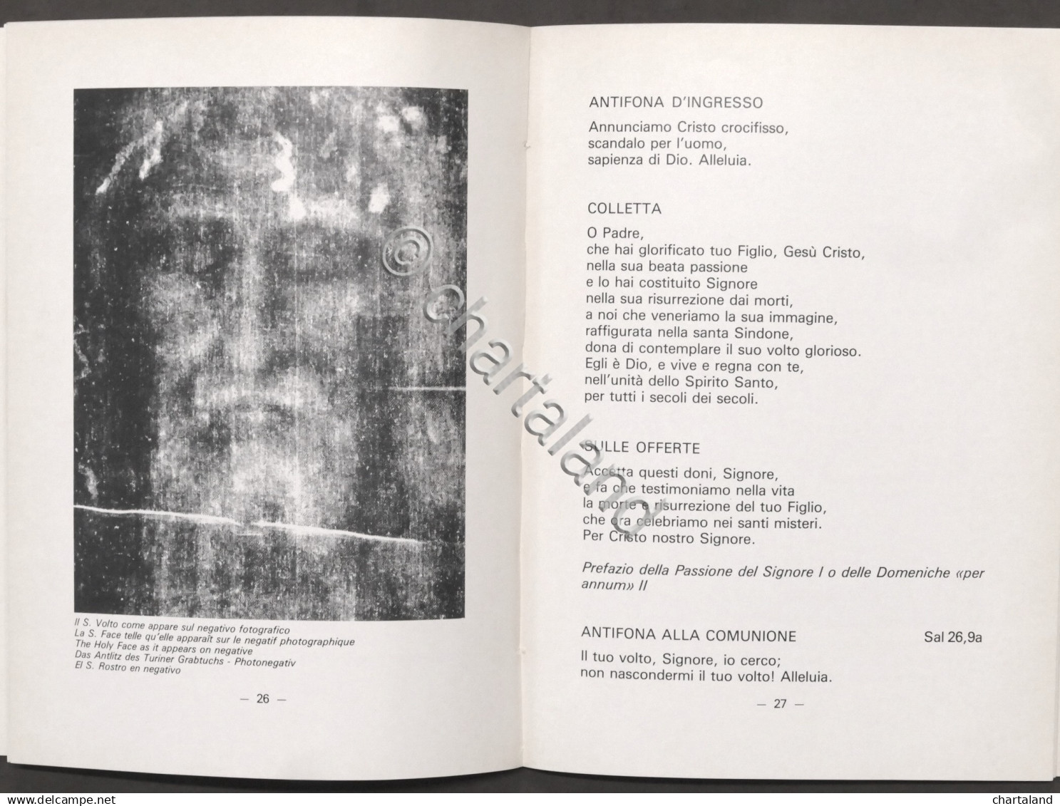 La Santa Sindone - Solenne Ostensione IV Centenario Trasferimento A Torino 1978 - Autres & Non Classés