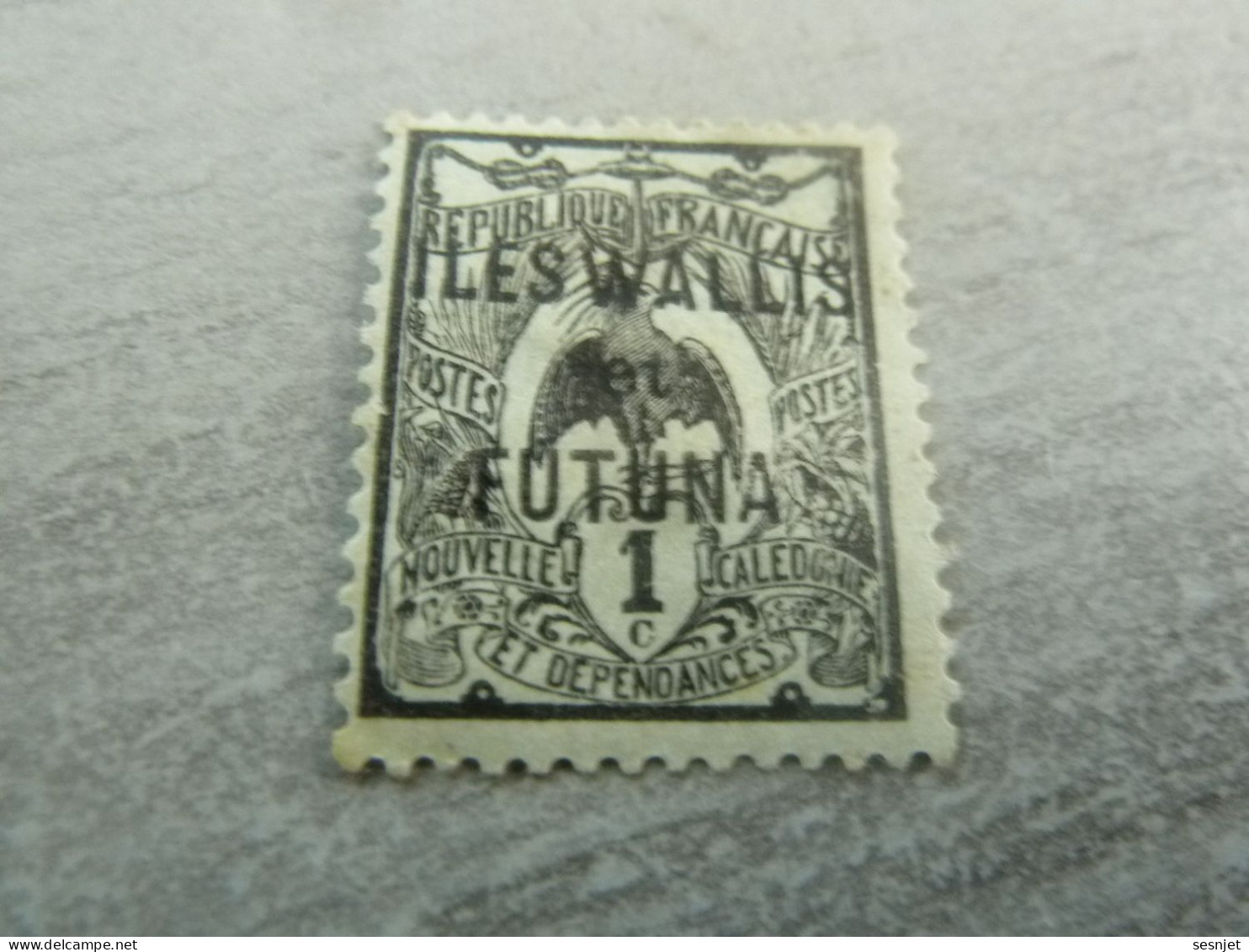 Iles Wallis Et Futuna - Nouvelle Calédonie Et Dépendances - 1f.- Yt 15 - Bleu - Neuf Avec Charnière -  Année 1920 - - Ungebraucht