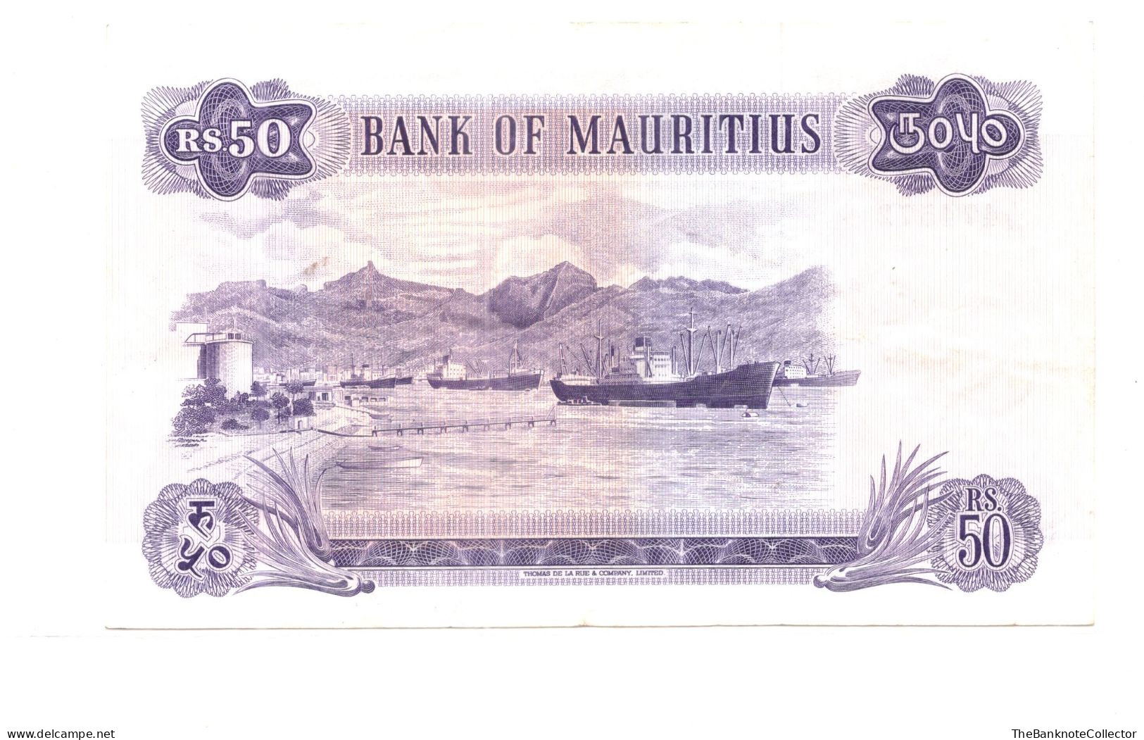 Mauritius 50 Rupees ND 1967 QEII P-33 Very Fine - Mauritius