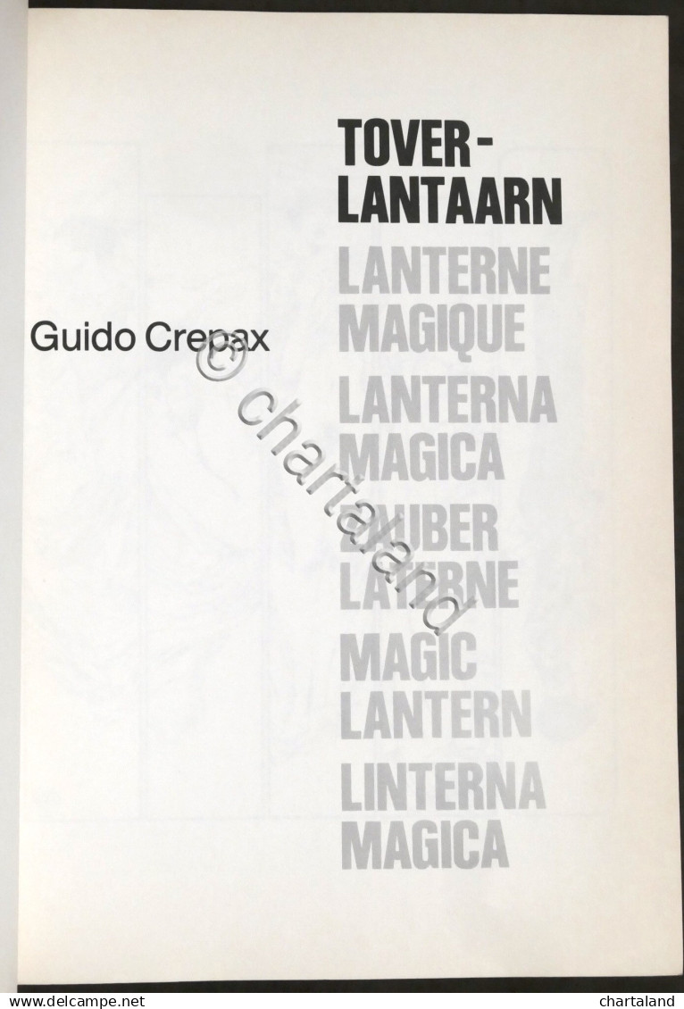 G. Crepax - De Tover-Lantaarn / Lanterna Magica - Kartoen Erotiekreeks 1 - 1991 - Sonstige & Ohne Zuordnung