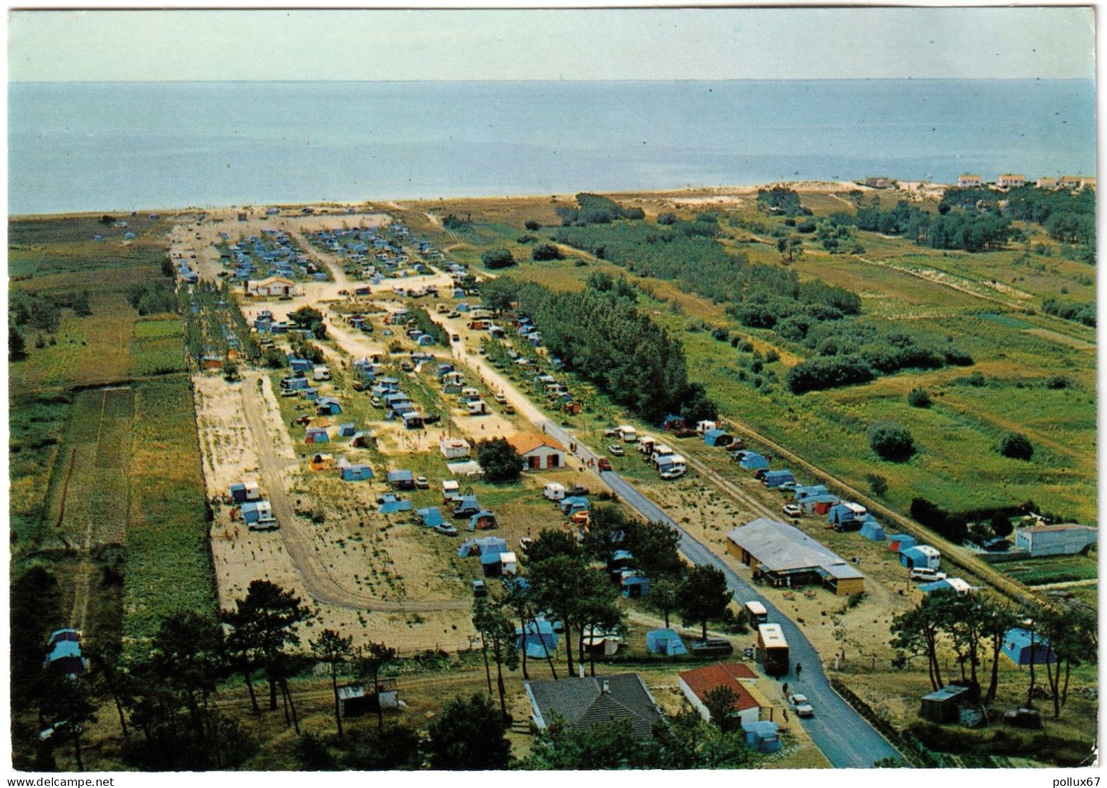 CPSM DE LA TRANCHE-SUR-MER  (VENDÉE)  CAMPING DE L'ESCALE DU PERTUIS - La Tranche Sur Mer