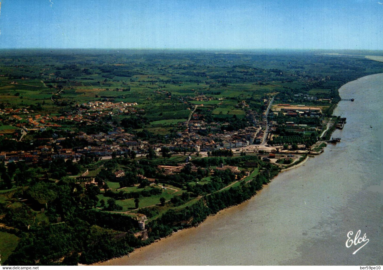 33 BLAYE LA GIRONDE ET LA VILLE AU PREMIER PLAN LA CITADELLE - Blaye