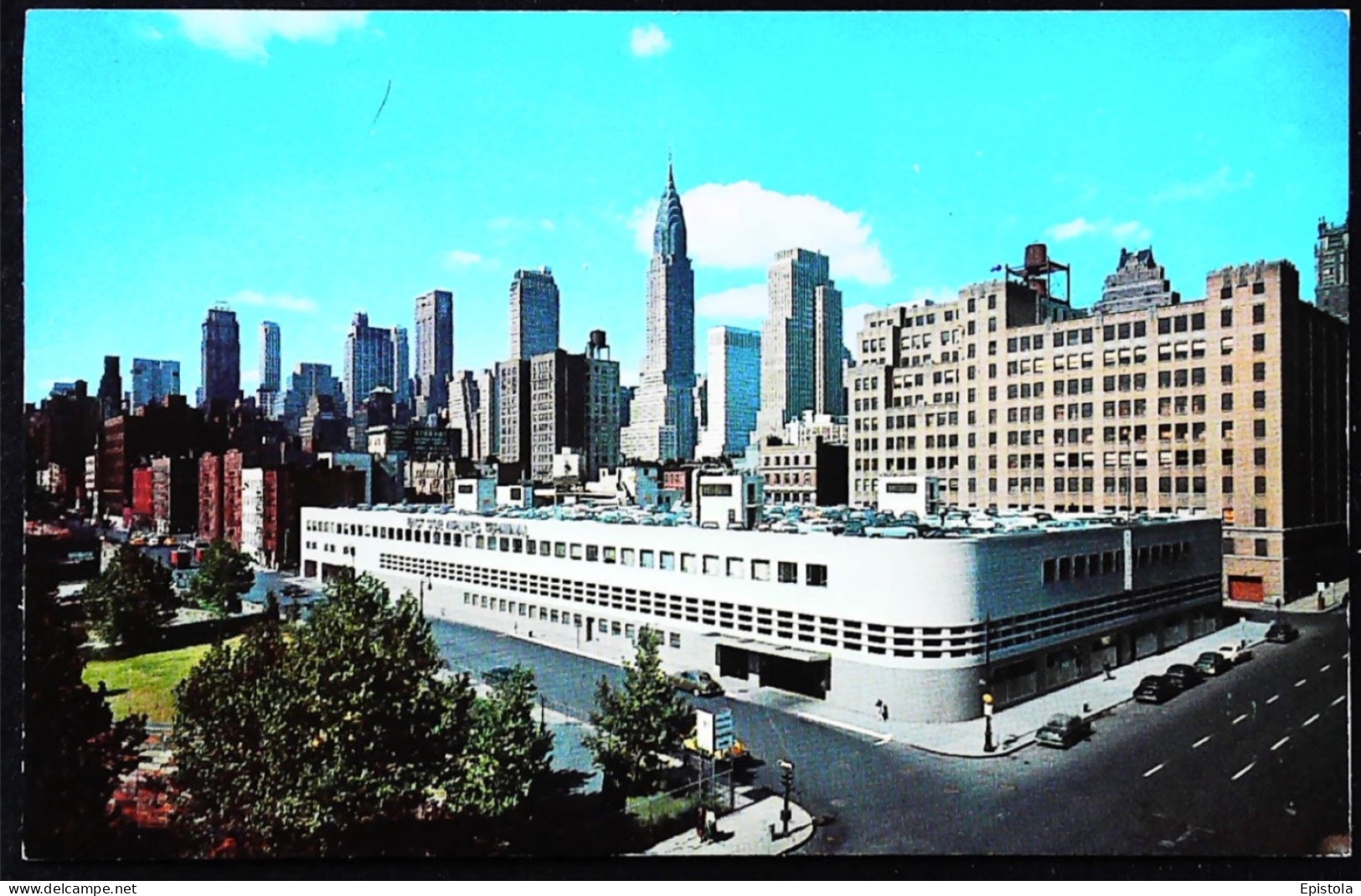 ►  EAST SIDE AIRLINES TERMINAL  Vintage Card 1960s   - NEW YORK CITY - Aeropuertos