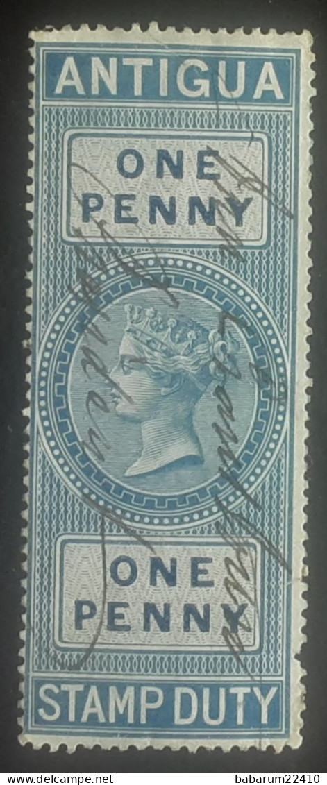 Antigua Stamp Duty 1870 - 1858-1960 Kronenkolonie