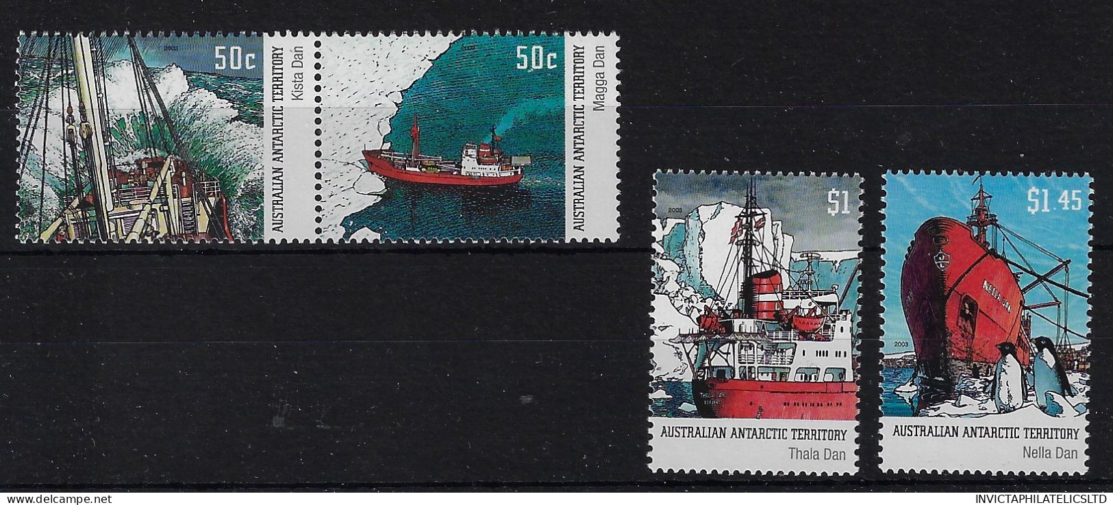 A.A.T. SG160/3, 2003 SUPPLY SHIPS MNH - Neufs