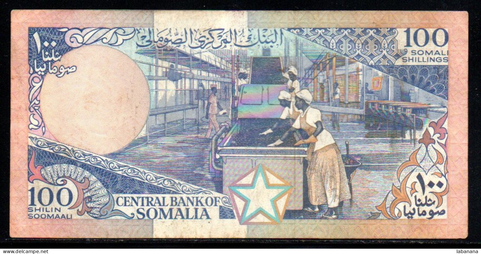 659-Somalie 100 Shilin 1988 D135 - Somalië