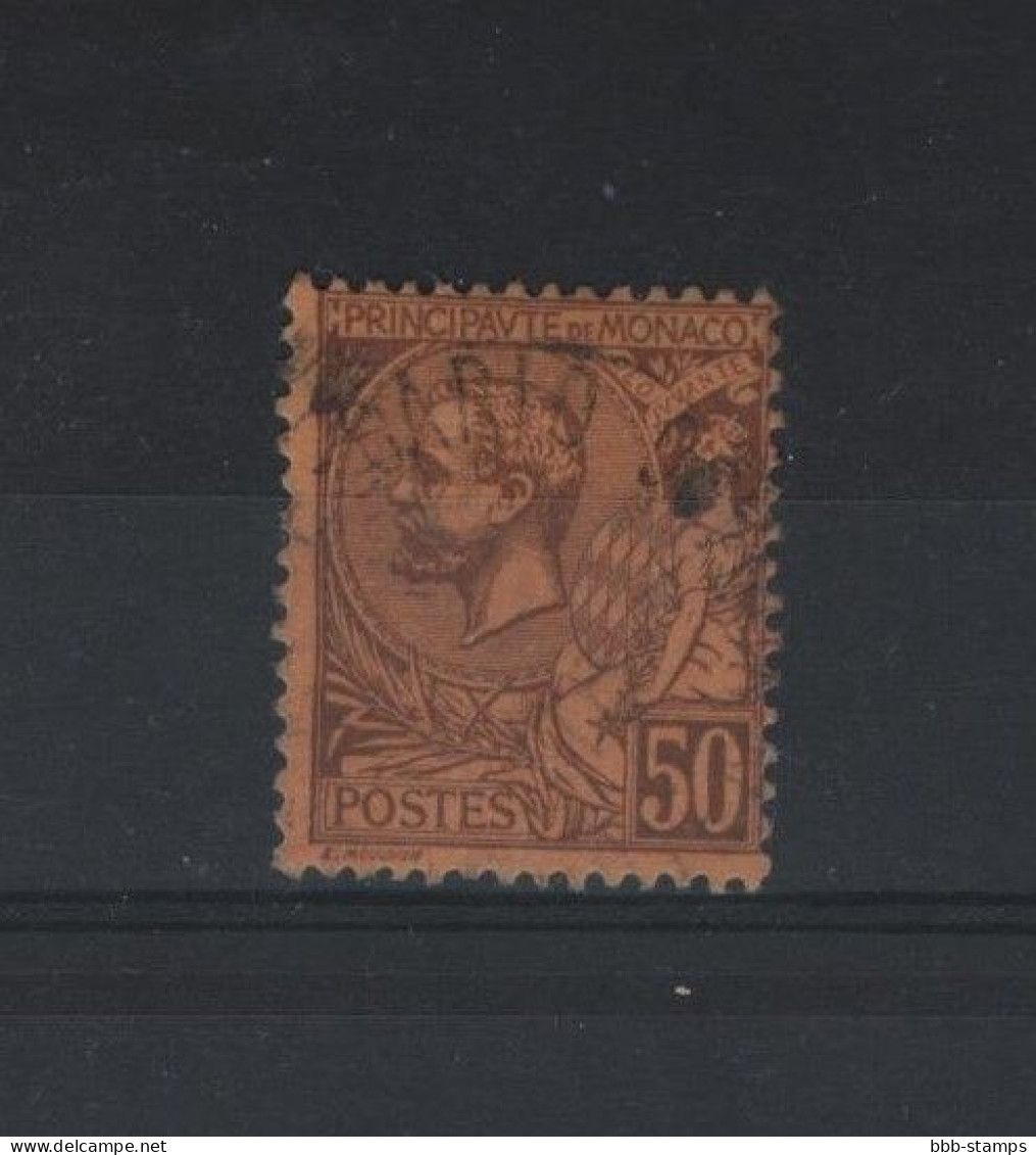Monaco Michel Cat.No.  Used 18 (2) - Used Stamps