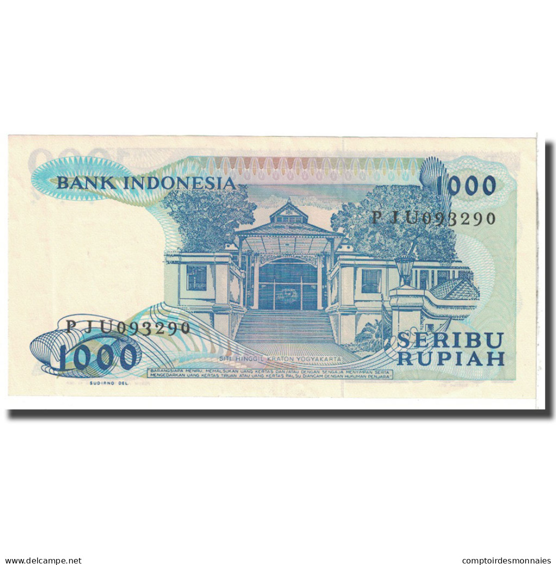 Billet, Indonésie, 1000 Rupiah, 1987, KM:124a, NEUF - Indonesia