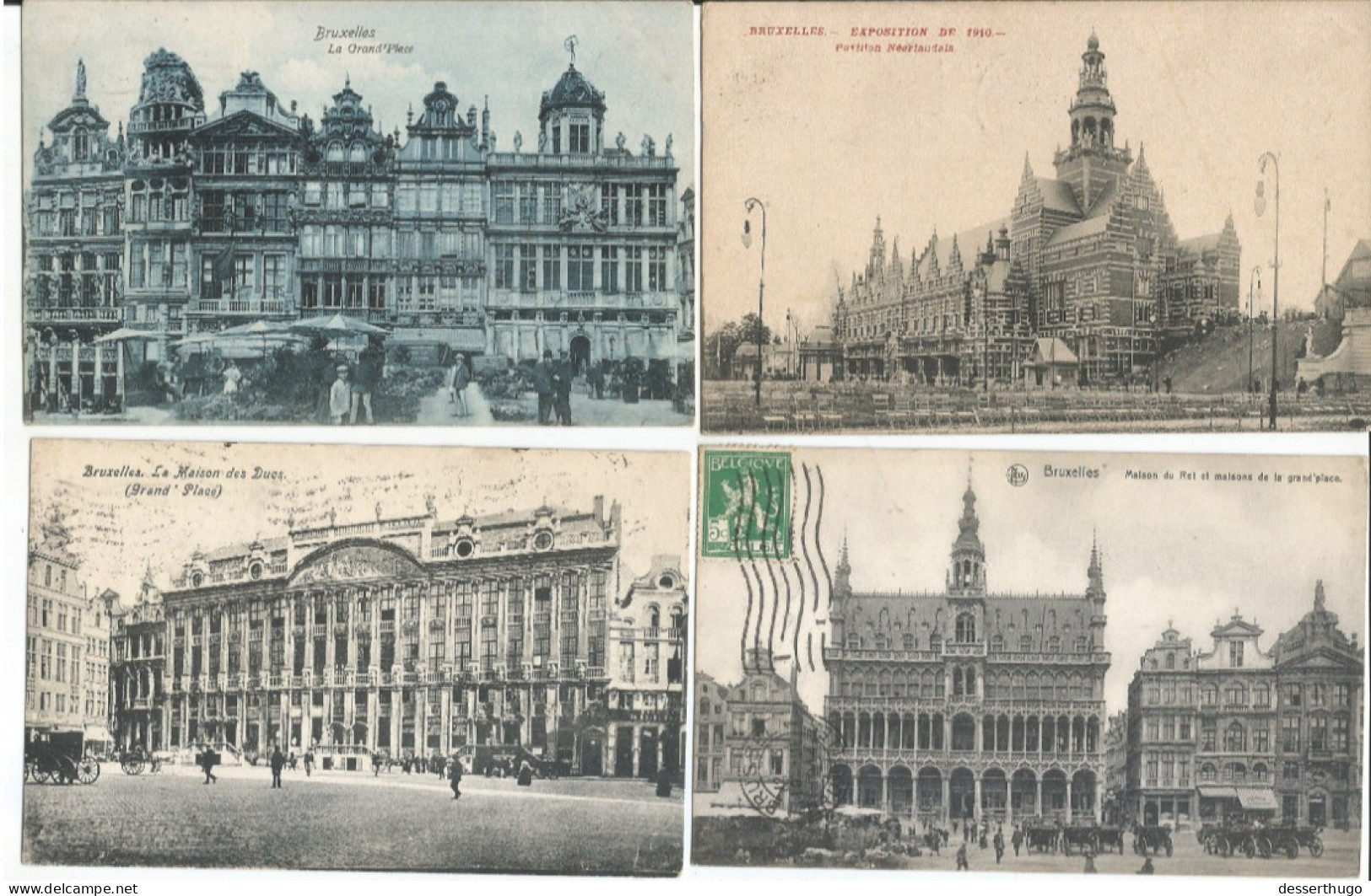 lot de 180 cpa sur la belgique  dont une soixantaine écrite,timbrée -petite carte-toute scannée