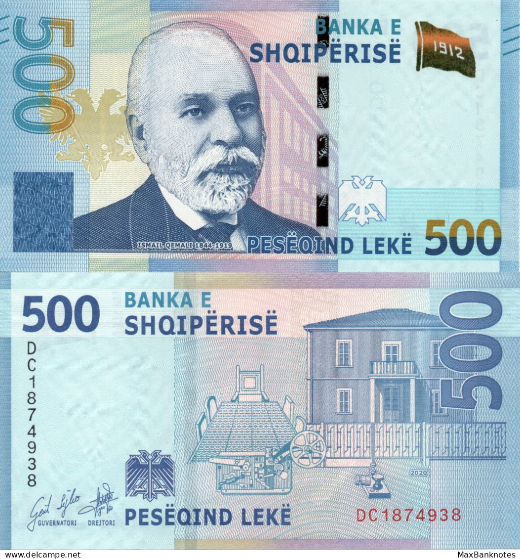 Albania / 500 Leke / 2020 / P-77(a) / UNC - Albanie