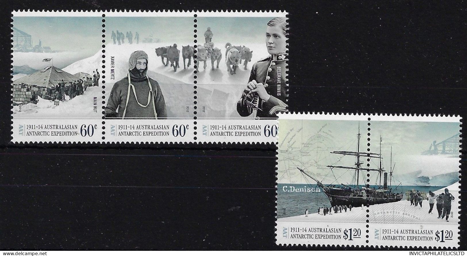 A.A.T. SG218//2, 2012 CENTENARY EXP (2ND) SET, MNH - Nuevos