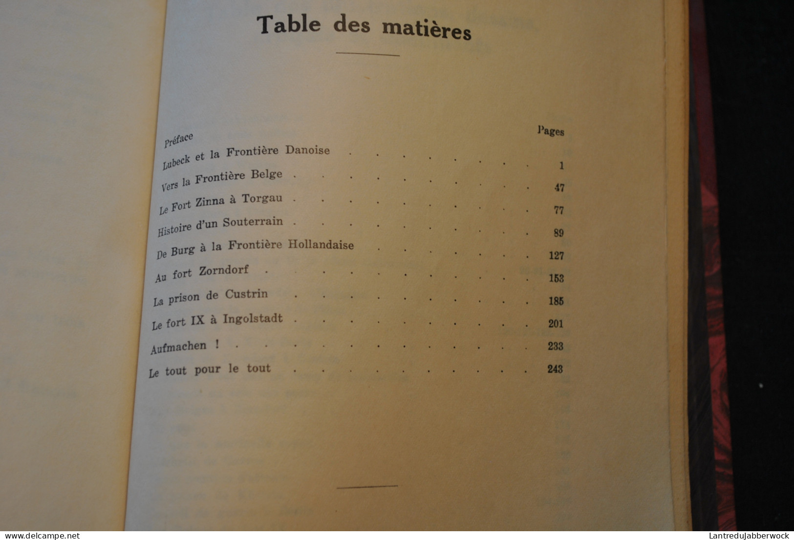 Lieutenant J. Bastin Le journal d'un évadé de guerre Envoi dédicace TL 1/50 sur Japon Reliure cuir signée J.A. DE NOEL