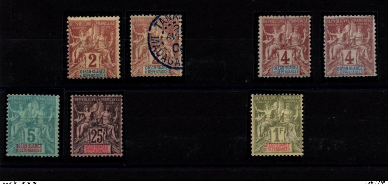 Diego Suarez - Type Groupe - Unused Stamps