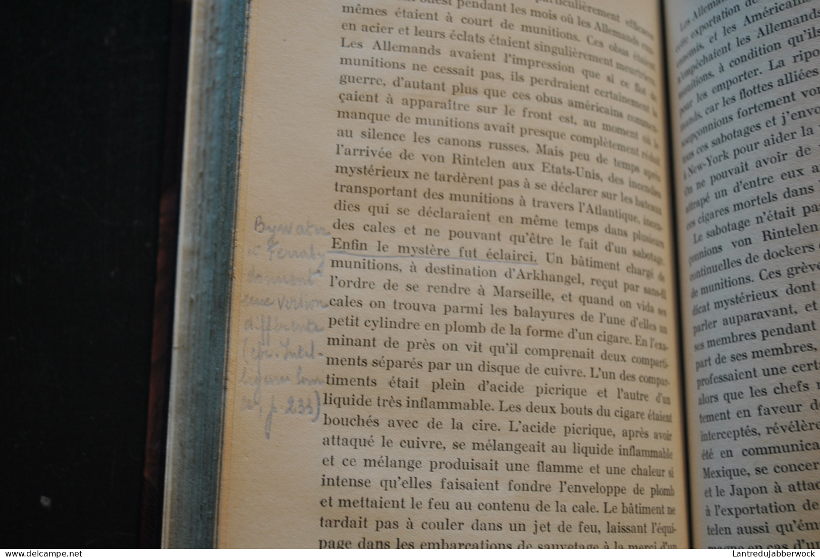 Sir Basil THOMSON La Chasse Aux Espions Mes Souvenirs De Scotland Yard 1914 1919 Espionnage Reliure Cuir Signée DE NOEL - War 1914-18