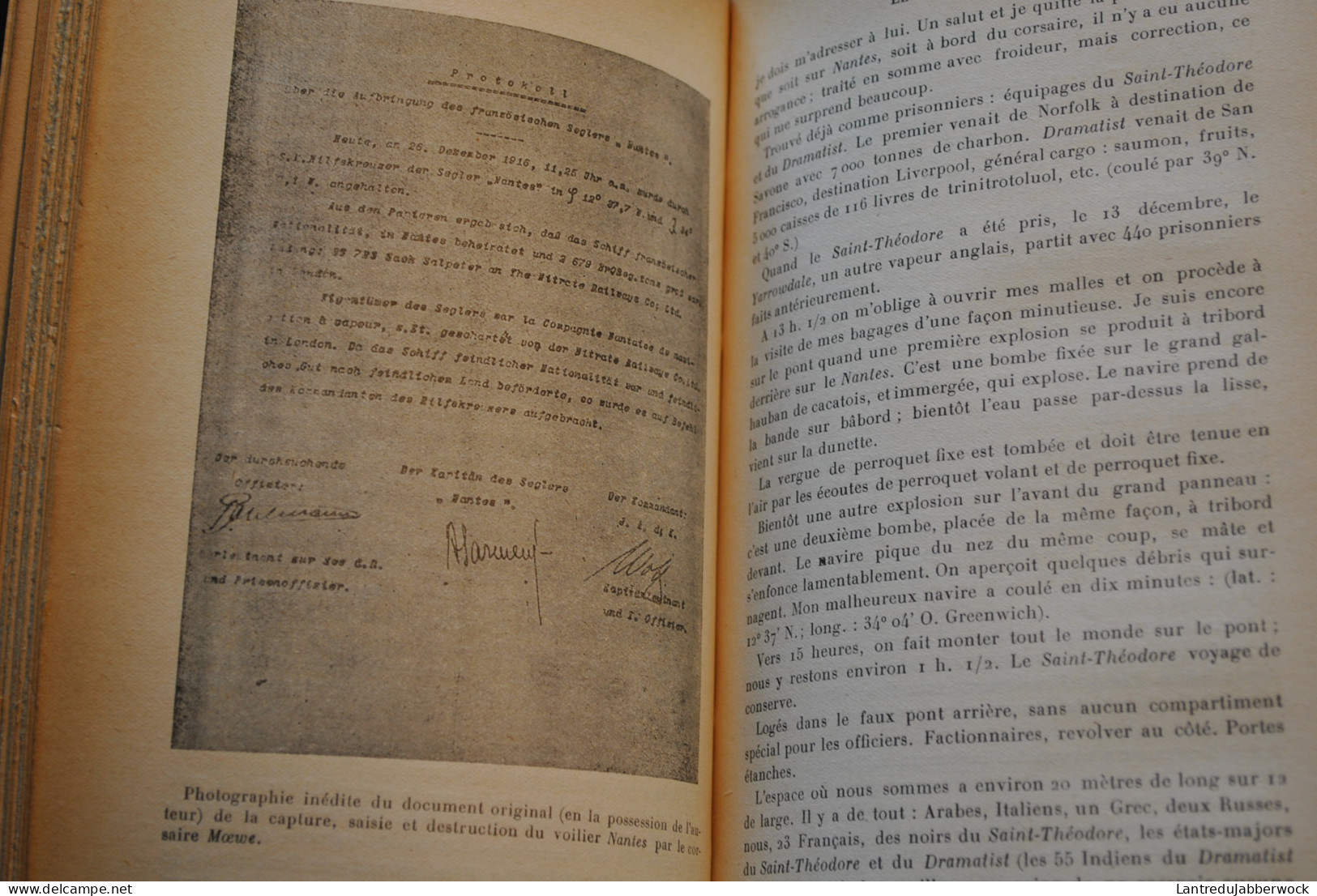 Edmond TRANIN Les Rouliers De La Mer 1914 1918 WW1 + Lexique Reliure Cuir Signée DE NOEL Huniers Voilier Nantes - Guerre 1914-18