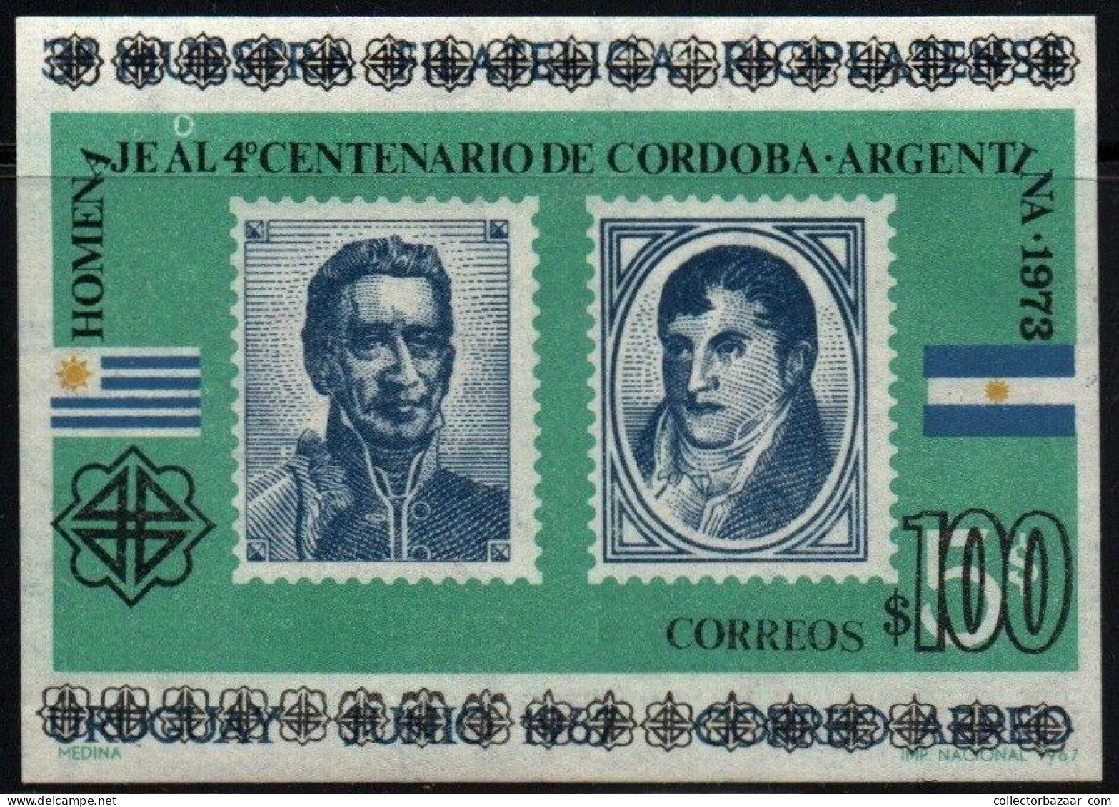 1973 Uruguay Founding Of Cordoba In Argentina 400th Anniversary #859 ** MNH - Uruguay