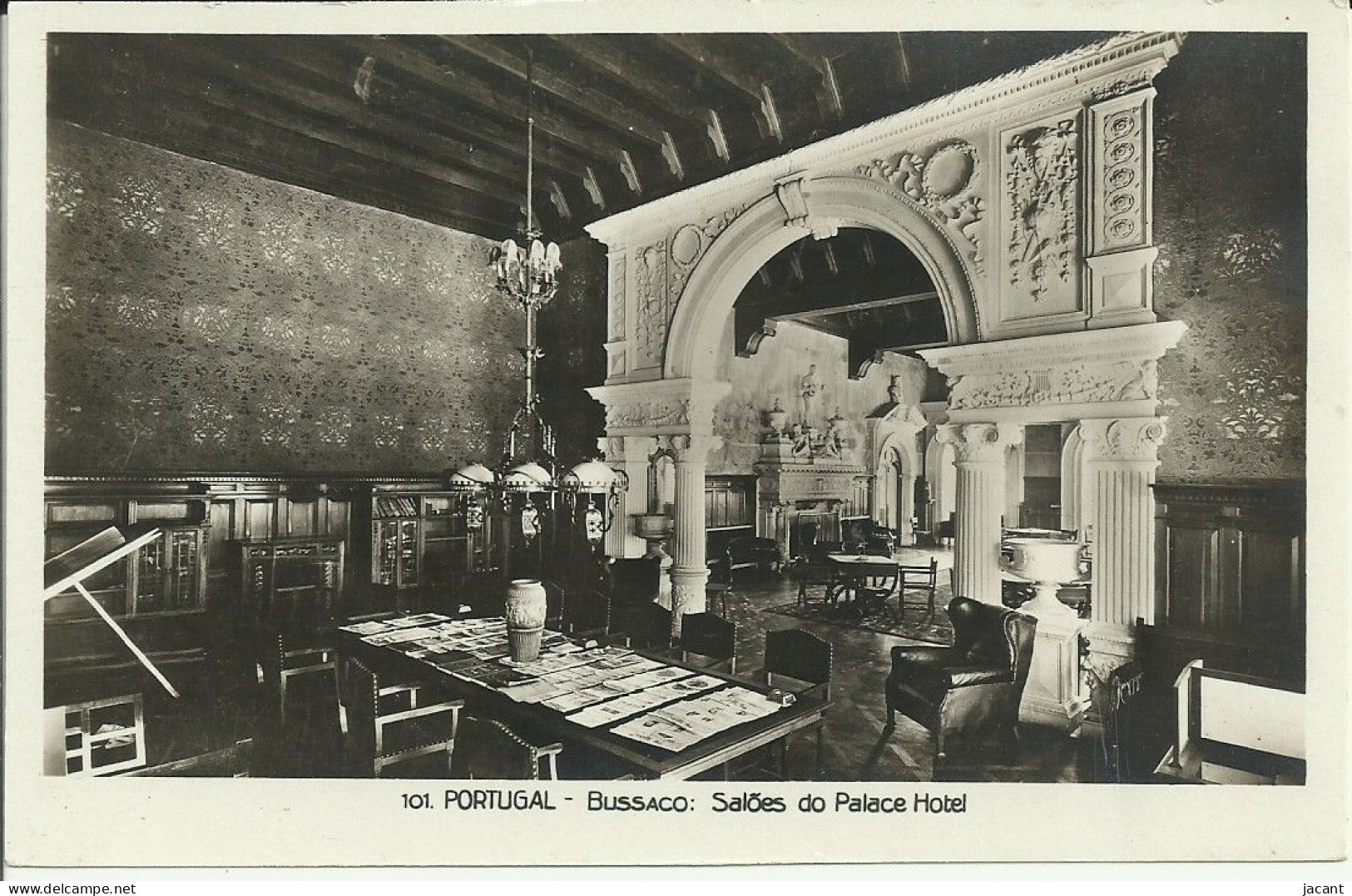 Portugal - Bussaco - Salões Do Palace Hotel - Aveiro