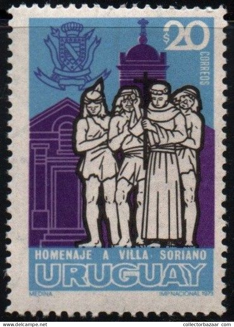 1973 Uruguay Friar Indians Church Spanish Settlement #860 ** MNH - Uruguay