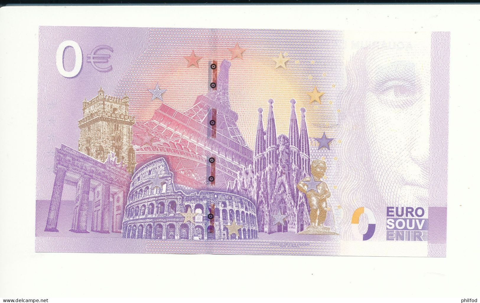 Billet Touristique 0 Euro - AQUARIUM LA ROCHELLE - UEBX - 2021-5 - N° 235 - Billet épuisé - Autres & Non Classés