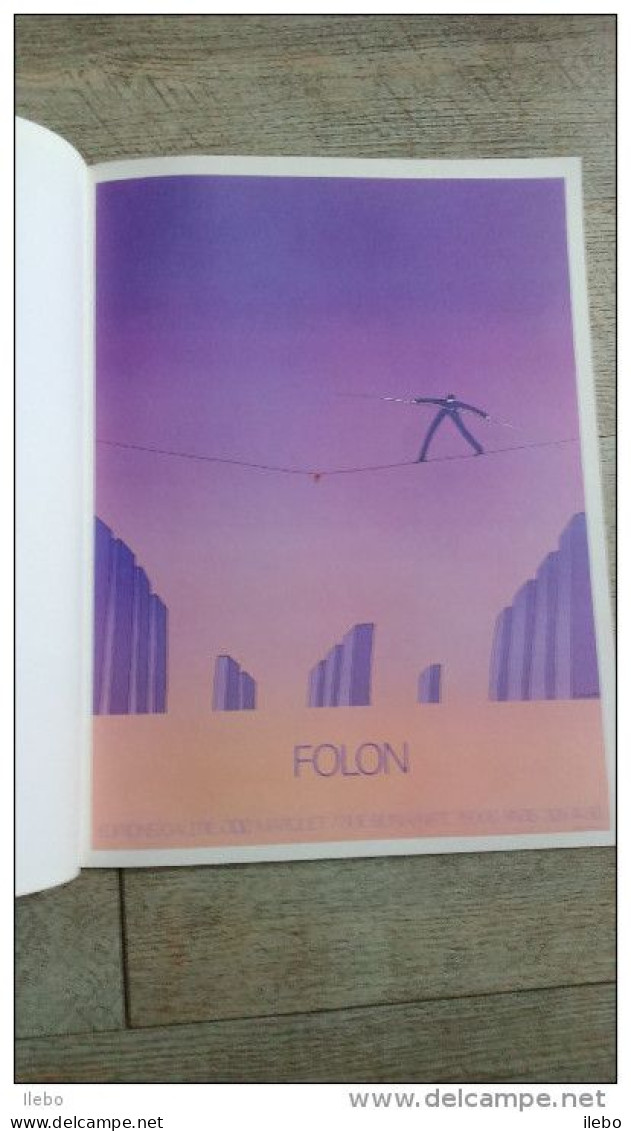 Reproduction 24 Affiches De Folon édition Chêne Préface Milton Glaser 1983 Cinéma Art - Art